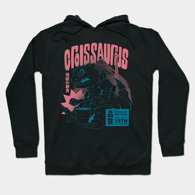 Croissaurus Hoodie by Kabuto_Store